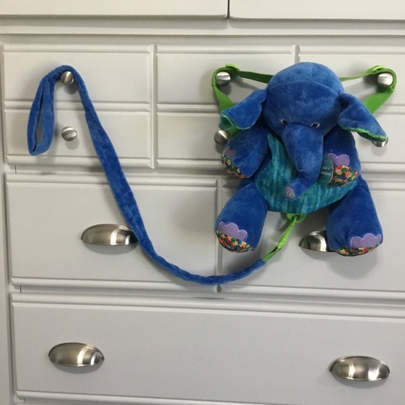 NWT The World Of Eric Carle Elephant Backpack Kid Leash - Picture 2 of 9